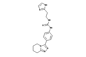 1-[2-(1H-imidazol-2-yl)ethyl]-3-[4-(5,6,7,8-tetrahydro-[1,2,4]triazolo[4,3-a]pyridin-3-yl)phenyl]urea