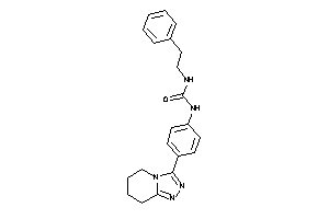 1-phenethyl-3-[4-(5,6,7,8-tetrahydro-[1,2,4]triazolo[4,3-a]pyridin-3-yl)phenyl]urea