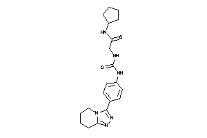 N-cyclopentyl-2-[[4-(5,6,7,8-tetrahydro-[1,2,4]triazolo[4,3-a]pyridin-3-yl)phenyl]carbamoylamino]acetamide