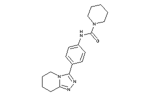 N-[4-(5,6,7,8-tetrahydro-[1,2,4]triazolo[4,3-a]pyridin-3-yl)phenyl]piperidine-1-carboxamide