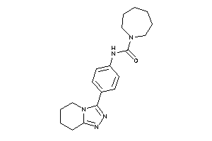 N-[4-(5,6,7,8-tetrahydro-[1,2,4]triazolo[4,3-a]pyridin-3-yl)phenyl]azepane-1-carboxamide