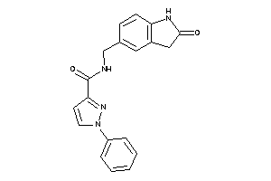 N-[(2-ketoindolin-5-yl)methyl]-1-phenyl-pyrazole-3-carboxamide