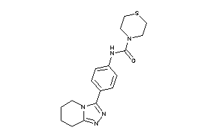 N-[4-(5,6,7,8-tetrahydro-[1,2,4]triazolo[4,3-a]pyridin-3-yl)phenyl]thiomorpholine-4-carboxamide