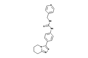 1-(4-pyridylmethyl)-3-[4-(5,6,7,8-tetrahydro-[1,2,4]triazolo[4,3-a]pyridin-3-yl)phenyl]urea