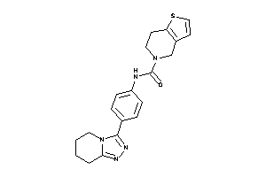 N-[4-(5,6,7,8-tetrahydro-[1,2,4]triazolo[4,3-a]pyridin-3-yl)phenyl]-6,7-dihydro-4H-thieno[3,2-c]pyridine-5-carboxamide