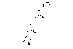 N-cyclopentyl-3-[[2-(tetrazol-1-yl)acetyl]amino]propionamide