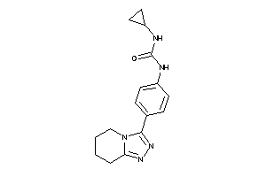 1-cyclopropyl-3-[4-(5,6,7,8-tetrahydro-[1,2,4]triazolo[4,3-a]pyridin-3-yl)phenyl]urea