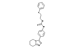 1-(2-phenoxyethyl)-3-[4-(5,6,7,8-tetrahydro-[1,2,4]triazolo[4,3-a]pyridin-3-yl)phenyl]urea