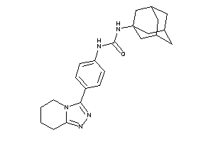 1-(1-adamantyl)-3-[4-(5,6,7,8-tetrahydro-[1,2,4]triazolo[4,3-a]pyridin-3-yl)phenyl]urea