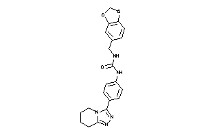 1-piperonyl-3-[4-(5,6,7,8-tetrahydro-[1,2,4]triazolo[4,3-a]pyridin-3-yl)phenyl]urea