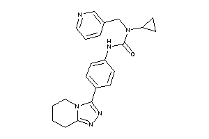 1-cyclopropyl-1-(3-pyridylmethyl)-3-[4-(5,6,7,8-tetrahydro-[1,2,4]triazolo[4,3-a]pyridin-3-yl)phenyl]urea