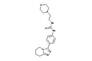 1-(2-morpholinoethyl)-3-[4-(5,6,7,8-tetrahydro-[1,2,4]triazolo[4,3-a]pyridin-3-yl)phenyl]urea