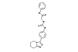 N-phenyl-2-[[4-(5,6,7,8-tetrahydro-[1,2,4]triazolo[4,3-a]pyridin-3-yl)phenyl]carbamoylamino]acetamide