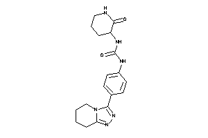 1-(2-keto-3-piperidyl)-3-[4-(5,6,7,8-tetrahydro-[1,2,4]triazolo[4,3-a]pyridin-3-yl)phenyl]urea