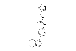 1-(1,2,4-oxadiazol-5-ylmethyl)-3-[4-(5,6,7,8-tetrahydro-[1,2,4]triazolo[4,3-a]pyridin-3-yl)phenyl]urea