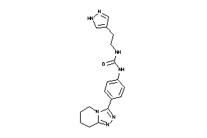 1-[2-(1H-pyrazol-4-yl)ethyl]-3-[4-(5,6,7,8-tetrahydro-[1,2,4]triazolo[4,3-a]pyridin-3-yl)phenyl]urea