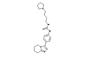 1-(4-pyrrolidinobutyl)-3-[4-(5,6,7,8-tetrahydro-[1,2,4]triazolo[4,3-a]pyridin-3-yl)phenyl]urea