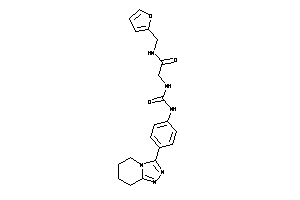 N-(2-furfuryl)-2-[[4-(5,6,7,8-tetrahydro-[1,2,4]triazolo[4,3-a]pyridin-3-yl)phenyl]carbamoylamino]acetamide