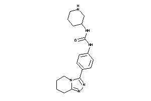 1-(3-piperidyl)-3-[4-(5,6,7,8-tetrahydro-[1,2,4]triazolo[4,3-a]pyridin-3-yl)phenyl]urea