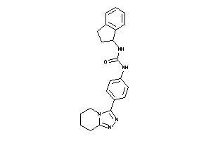 1-indan-1-yl-3-[4-(5,6,7,8-tetrahydro-[1,2,4]triazolo[4,3-a]pyridin-3-yl)phenyl]urea