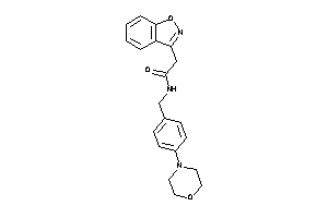 2-indoxazen-3-yl-N-(4-morpholinobenzyl)acetamide