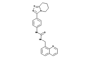 1-(8-quinolylmethyl)-3-[4-(5,6,7,8-tetrahydro-[1,2,4]triazolo[4,3-a]pyridin-3-yl)phenyl]urea