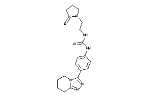 1-[2-(2-ketopyrrolidino)ethyl]-3-[4-(5,6,7,8-tetrahydro-[1,2,4]triazolo[4,3-a]pyridin-3-yl)phenyl]urea