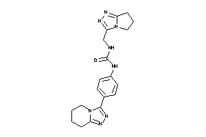 1-(6,7-dihydro-5H-pyrrolo[2,1-c][1,2,4]triazol-3-ylmethyl)-3-[4-(5,6,7,8-tetrahydro-[1,2,4]triazolo[4,3-a]pyridin-3-yl)phenyl]urea