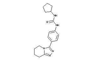 1-cyclopentyl-3-[4-(5,6,7,8-tetrahydro-[1,2,4]triazolo[4,3-a]pyridin-3-yl)phenyl]urea