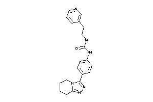 1-[2-(3-pyridyl)ethyl]-3-[4-(5,6,7,8-tetrahydro-[1,2,4]triazolo[4,3-a]pyridin-3-yl)phenyl]urea