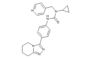 1-cyclopropyl-1-(4-pyridylmethyl)-3-[4-(5,6,7,8-tetrahydro-[1,2,4]triazolo[4,3-a]pyridin-3-yl)phenyl]urea