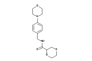 N-(4-morpholinobenzyl)-1,4-dioxane-2-carboxamide