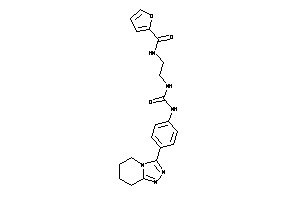 N-[2-[[4-(5,6,7,8-tetrahydro-[1,2,4]triazolo[4,3-a]pyridin-3-yl)phenyl]carbamoylamino]ethyl]-2-furamide