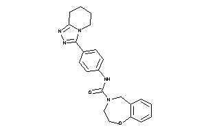 N-[4-(5,6,7,8-tetrahydro-[1,2,4]triazolo[4,3-a]pyridin-3-yl)phenyl]-3,5-dihydro-2H-1,4-benzoxazepine-4-carboxamide