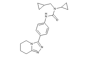 1-cyclopropyl-1-(cyclopropylmethyl)-3-[4-(5,6,7,8-tetrahydro-[1,2,4]triazolo[4,3-a]pyridin-3-yl)phenyl]urea