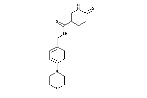 6-keto-N-(4-morpholinobenzyl)nipecotamide