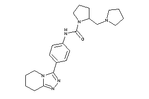 2-(pyrrolidinomethyl)-N-[4-(5,6,7,8-tetrahydro-[1,2,4]triazolo[4,3-a]pyridin-3-yl)phenyl]pyrrolidine-1-carboxamide