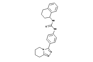 1-[4-(5,6,7,8-tetrahydro-[1,2,4]triazolo[4,3-a]pyridin-3-yl)phenyl]-3-tetralin-1-yl-urea