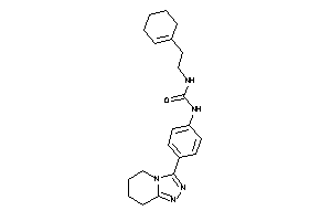 1-(2-cyclohexen-1-ylethyl)-3-[4-(5,6,7,8-tetrahydro-[1,2,4]triazolo[4,3-a]pyridin-3-yl)phenyl]urea