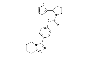 2-(1H-pyrrol-2-yl)-N-[4-(5,6,7,8-tetrahydro-[1,2,4]triazolo[4,3-a]pyridin-3-yl)phenyl]pyrrolidine-1-carboxamide