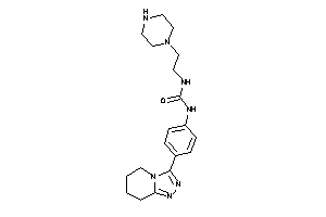 1-(2-piperazinoethyl)-3-[4-(5,6,7,8-tetrahydro-[1,2,4]triazolo[4,3-a]pyridin-3-yl)phenyl]urea