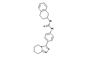 1-[4-(5,6,7,8-tetrahydro-[1,2,4]triazolo[4,3-a]pyridin-3-yl)phenyl]-3-tetralin-2-yl-urea