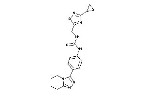 1-[(3-cyclopropyl-1,2,4-oxadiazol-5-yl)methyl]-3-[4-(5,6,7,8-tetrahydro-[1,2,4]triazolo[4,3-a]pyridin-3-yl)phenyl]urea