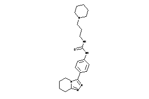 1-(3-piperidinopropyl)-3-[4-(5,6,7,8-tetrahydro-[1,2,4]triazolo[4,3-a]pyridin-3-yl)phenyl]urea