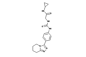 N-cyclopropyl-2-[[4-(5,6,7,8-tetrahydro-[1,2,4]triazolo[4,3-a]pyridin-3-yl)phenyl]carbamoylamino]acetamide