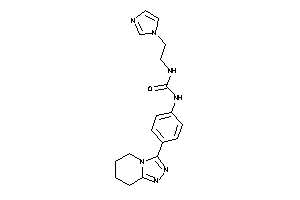 1-(2-imidazol-1-ylethyl)-3-[4-(5,6,7,8-tetrahydro-[1,2,4]triazolo[4,3-a]pyridin-3-yl)phenyl]urea