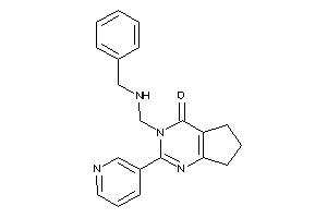 Image of 3-[(benzylamino)methyl]-2-(3-pyridyl)-6,7-dihydro-5H-cyclopenta[d]pyrimidin-4-one