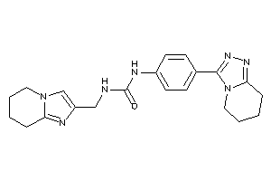 1-(5,6,7,8-tetrahydroimidazo[1,2-a]pyridin-2-ylmethyl)-3-[4-(5,6,7,8-tetrahydro-[1,2,4]triazolo[4,3-a]pyridin-3-yl)phenyl]urea