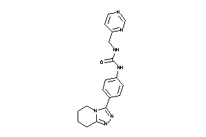 1-(4-pyrimidylmethyl)-3-[4-(5,6,7,8-tetrahydro-[1,2,4]triazolo[4,3-a]pyridin-3-yl)phenyl]urea