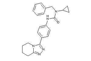 1-benzyl-1-cyclopropyl-3-[4-(5,6,7,8-tetrahydro-[1,2,4]triazolo[4,3-a]pyridin-3-yl)phenyl]urea